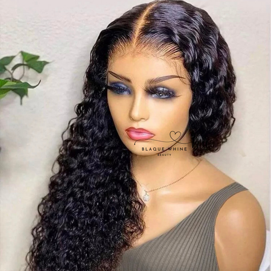 18" Curly Frontal Wig