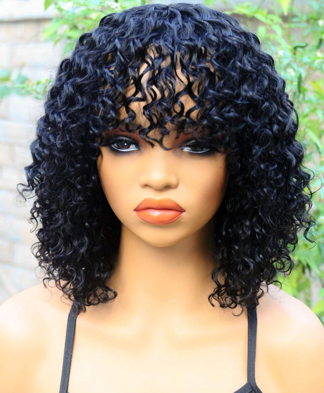 Curly Fringe Wig